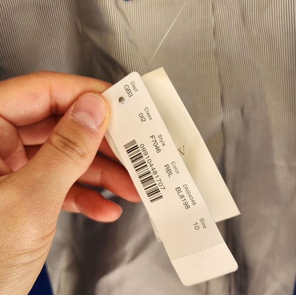 J. Crew Melton wool royal blue coat size 10 - Picture 7 of 14